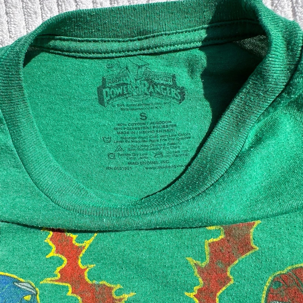 MAD Engine Green Power Rangers Short Sleeve Tee - Picture 3 of 3